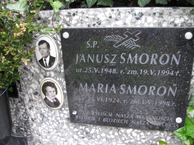 Janusz Smoroń 1948 Tarnów - Grobonet - Wyszukiwarka osób pochowanych