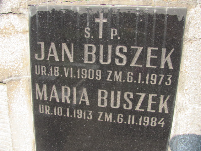 Jan Buszek 1909 Tarnów - Grobonet - Wyszukiwarka osób pochowanych