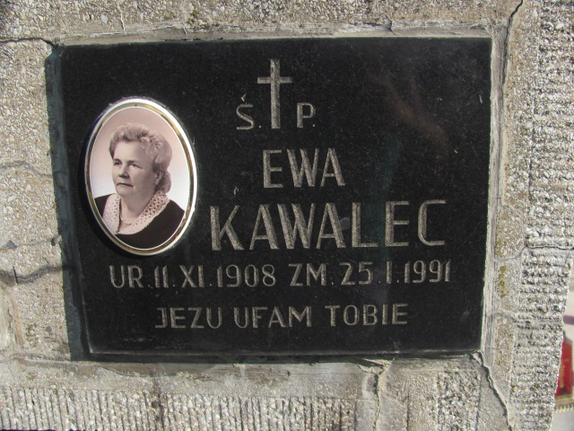 Ewa Kawalec  1908 Tarnów - Grobonet - Wyszukiwarka osób pochowanych