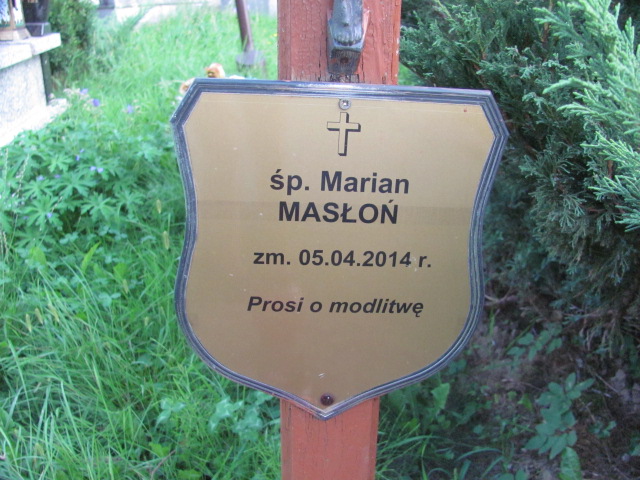 Marian Masłoń Tarnów - Grobonet - Wyszukiwarka osób pochowanych