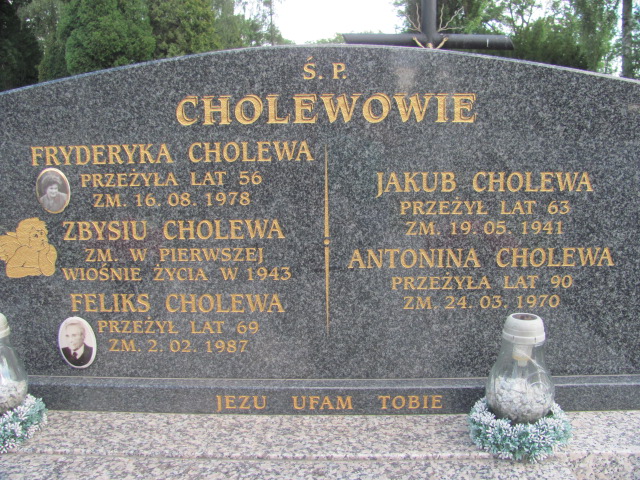 Jakub Cholewa Tarnów - Grobonet - Wyszukiwarka osób pochowanych
