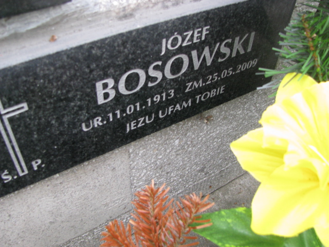 Józef Bosowski 1913 Tarnów - Grobonet - Wyszukiwarka osób pochowanych
