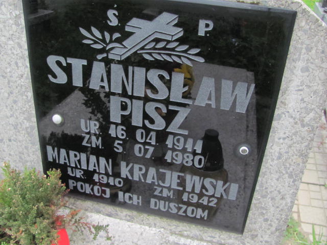 Stanisław Pisz  1911 Tarnów - Grobonet - Wyszukiwarka osób pochowanych