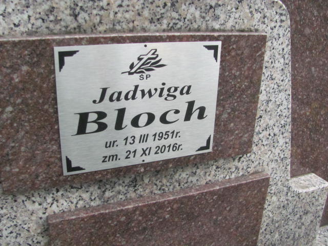 Jadwiga Bloch 1951 Tarnów - Grobonet - Wyszukiwarka osób pochowanych