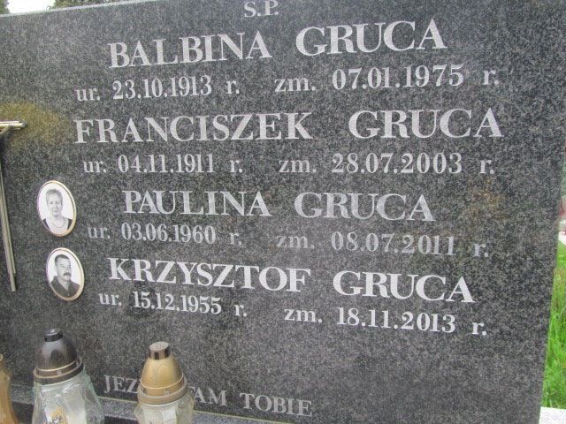 Krzysztof Gruca 1955 Tarnów - Grobonet - Wyszukiwarka osób pochowanych