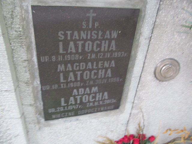 Adam Latocha 1947 Tarnów - Grobonet - Wyszukiwarka osób pochowanych