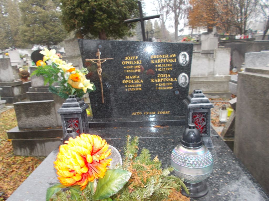 Zofia Karpińska 1925 Tarnów - Grobonet - Wyszukiwarka osób pochowanych