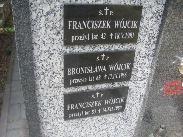 Bronisława Wójcik Tarnów - Grobonet - Wyszukiwarka osób pochowanych